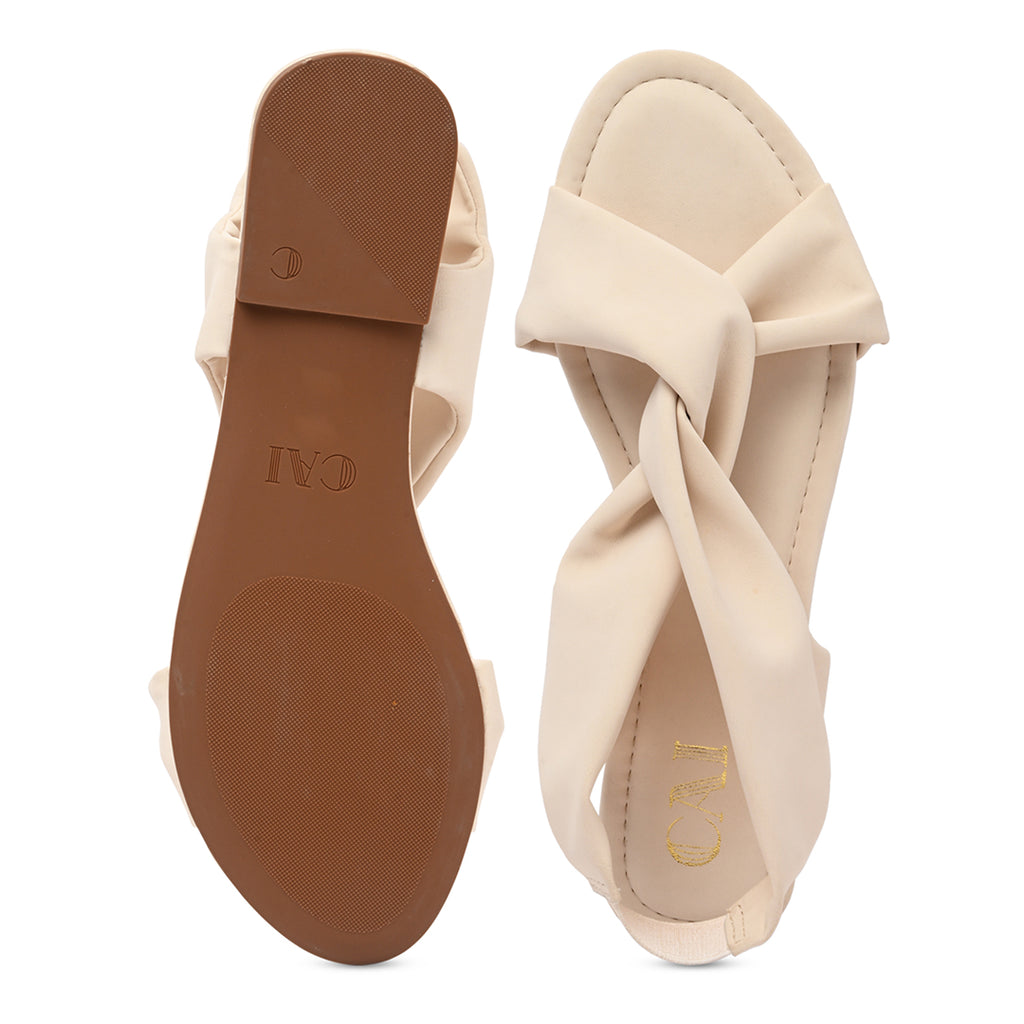 Knotty Twist Cream Flat
