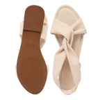 Knotty Twist Cream Flat
