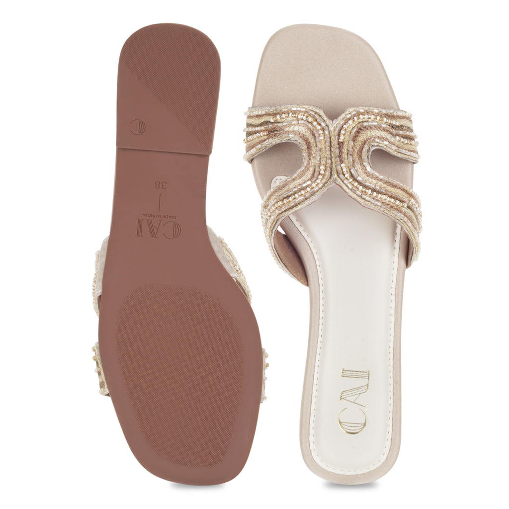 Lehere Gold Flats