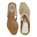 Lehere Kitten Gold Heel