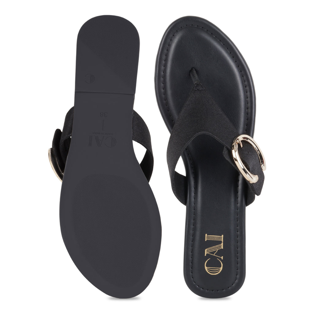 Luna Black Flats