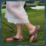 Mocha Mousse Thong Slides