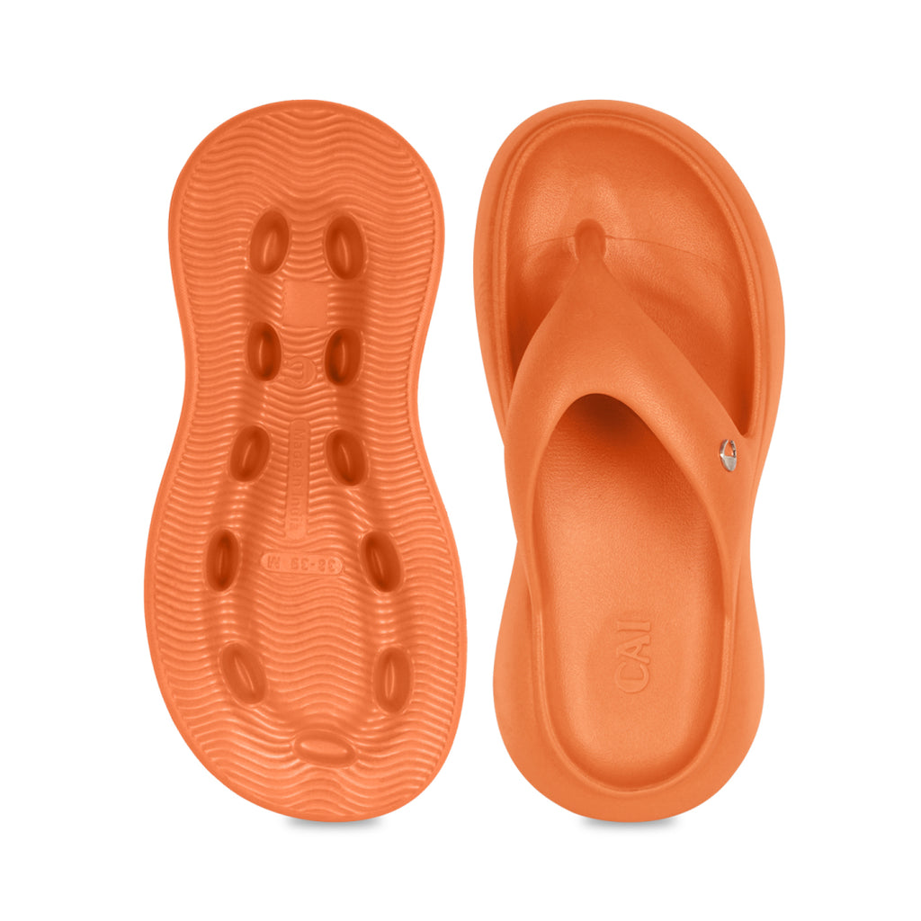 Orange Candy Thong Slides