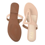Peach Triangle Flats