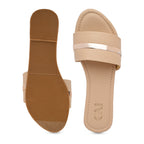 Peach and gold basic Flats