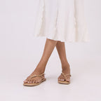 Nude Toe Thong Flats