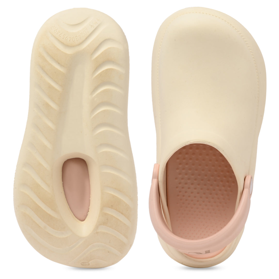 Pink and Cream Cloud Clog