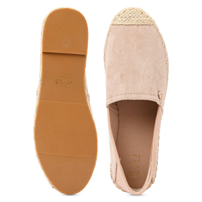 Pink Suede Espadrille