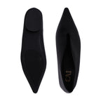 Pointed Toe Wavy Black Ballet
