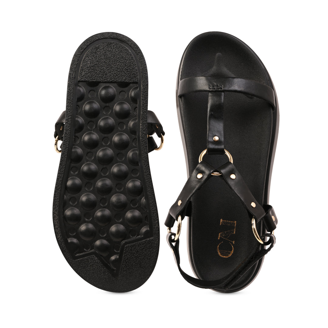 Ring Strap Black Platform