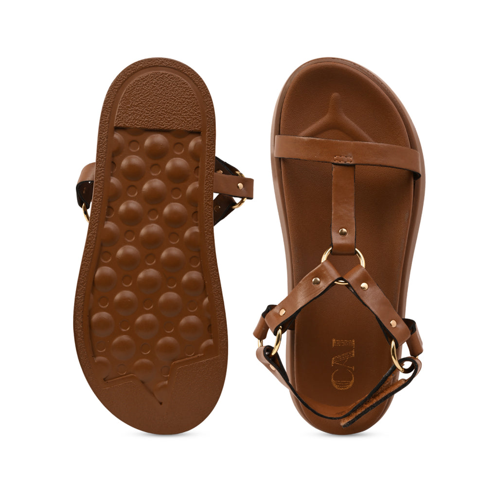 Ring Strap Tan Platform