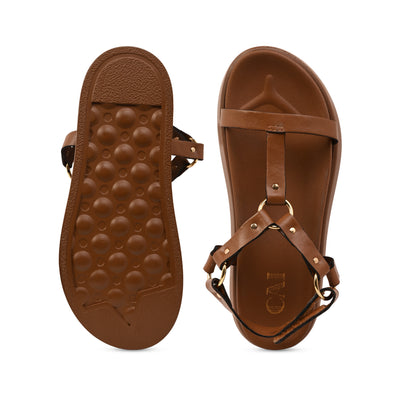 Ring Strap Tan Platform