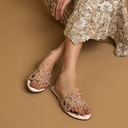 Mosaic Blush Flats