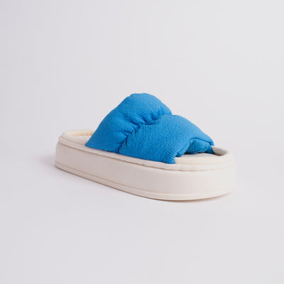 Spongy Blue Slip On