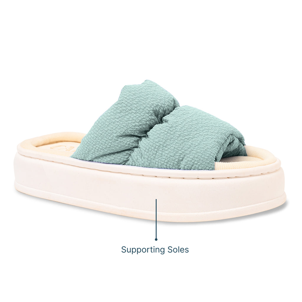 Spongy Mint Slip On