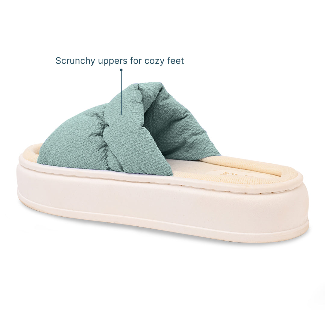 Spongy Mint Slip On