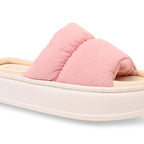 Spongy Baby Pink Slip On