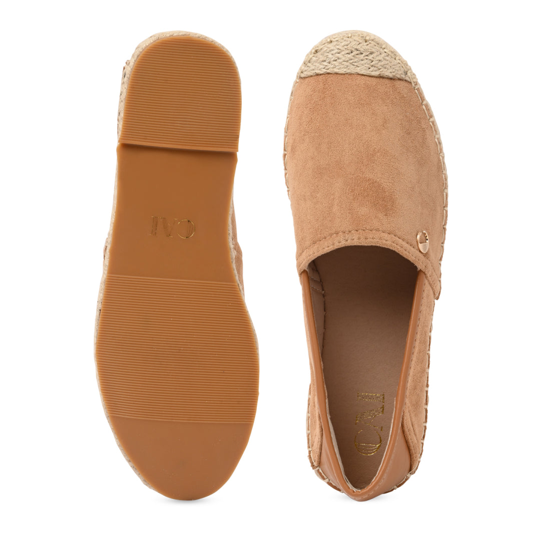 Tan Suede Espadrille