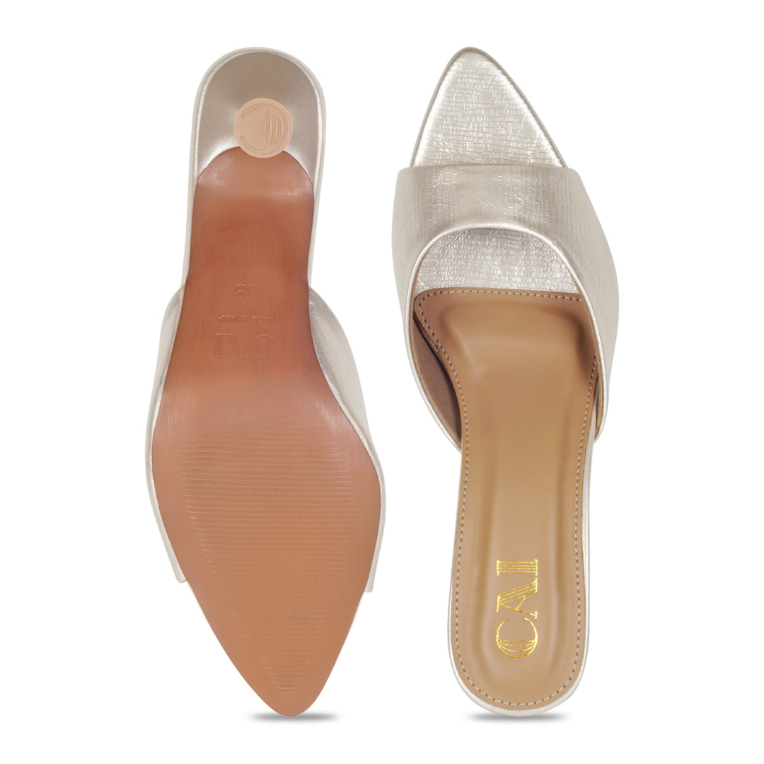 Timeless Gold Heels