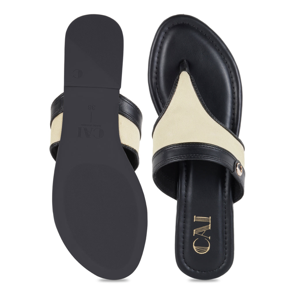 Trine Black Flats