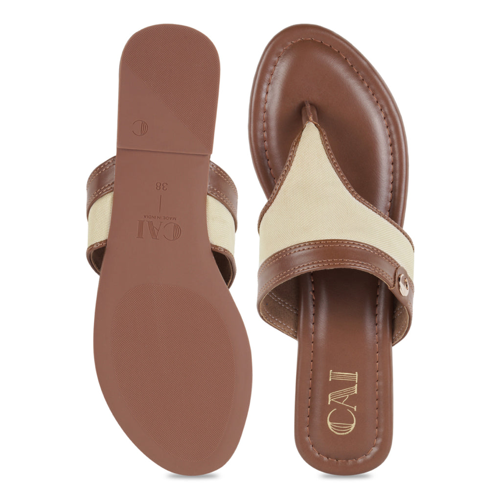 Trine Tan Flats