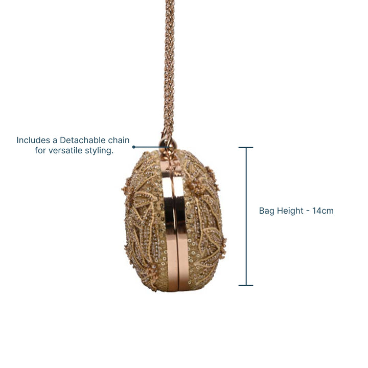 Golden Flower Clutch Bag – The CAI Store