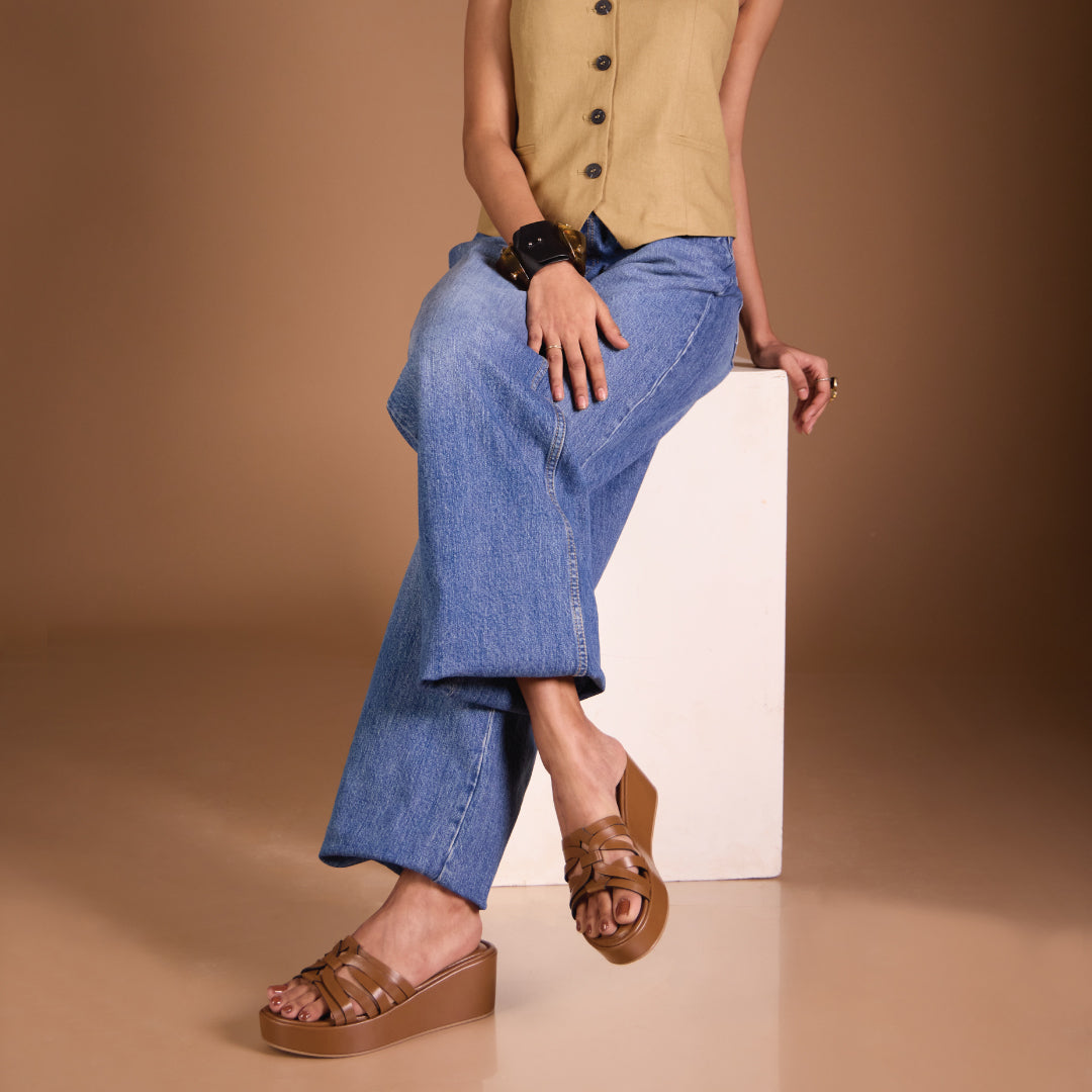 Lazercut Tan Platform