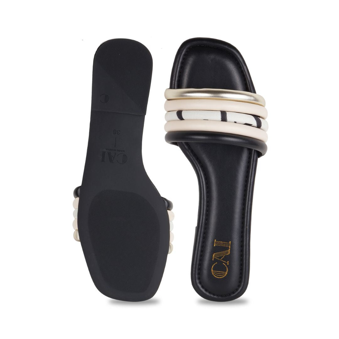 Multi Patterned Black Flat