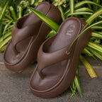 Mocha Mousse Thong Slides