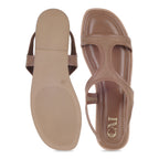 Velo Slingback Tan Flats