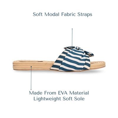Ocean Fabric Knotted Flat