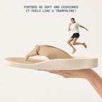Knotted Thong Beige Flat