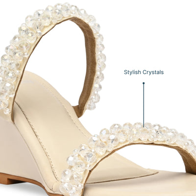 White Crystal Wedges