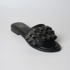 Ruffled Black Diamonds Flat