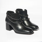 Chunky Metal Chain Boots