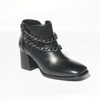 Chunky Metal Chain Boots