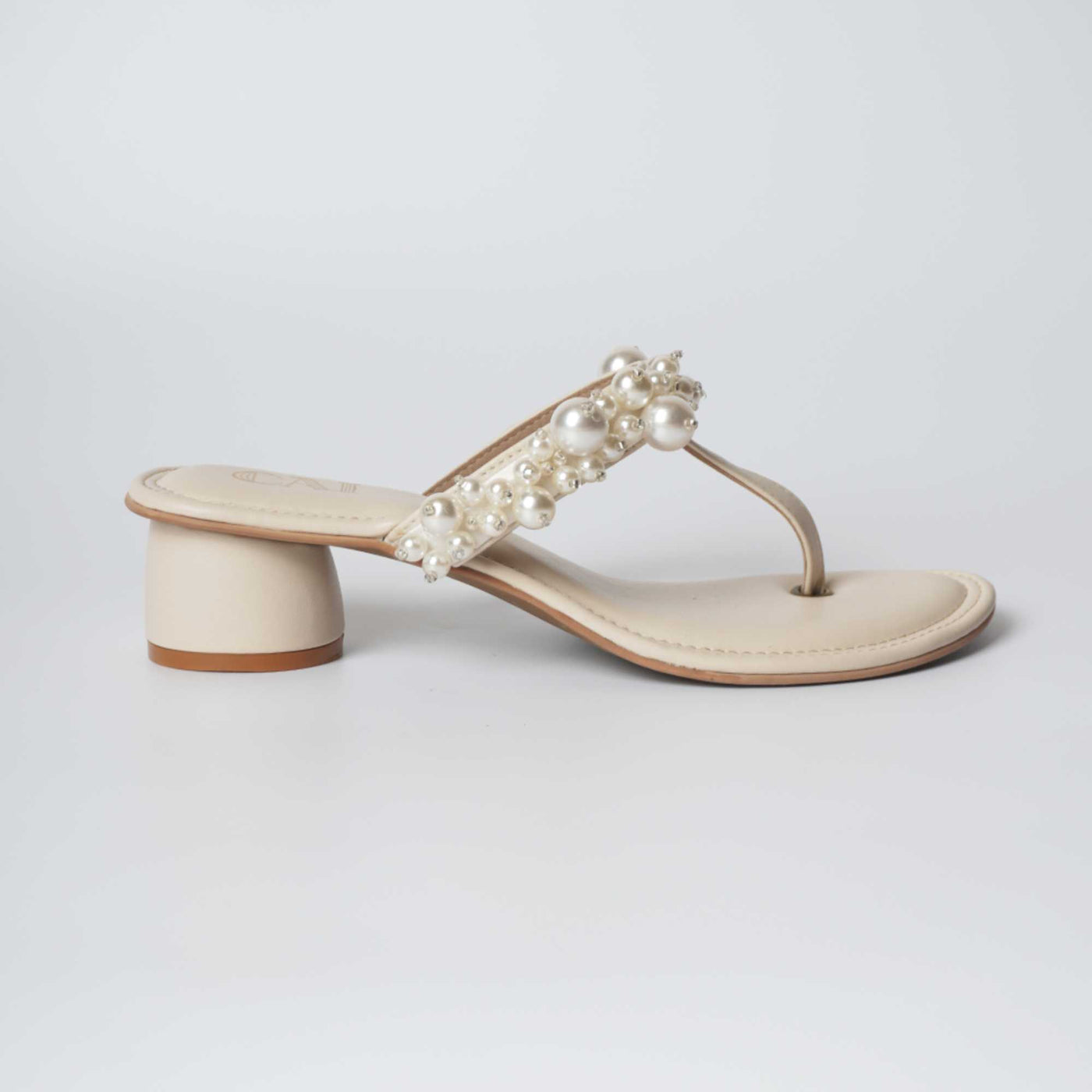 Petite Pearl Heels - Cream