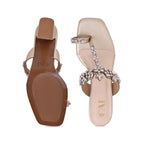 Crystal Bloom Toe Heel