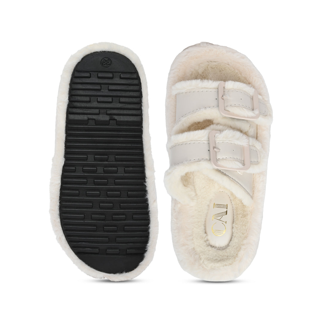 Fuzzy White Slides