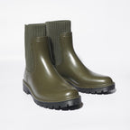 Olive Green Wellington Boots