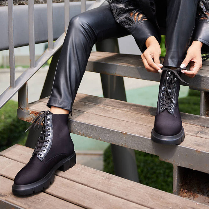 Lycra Combat Boots