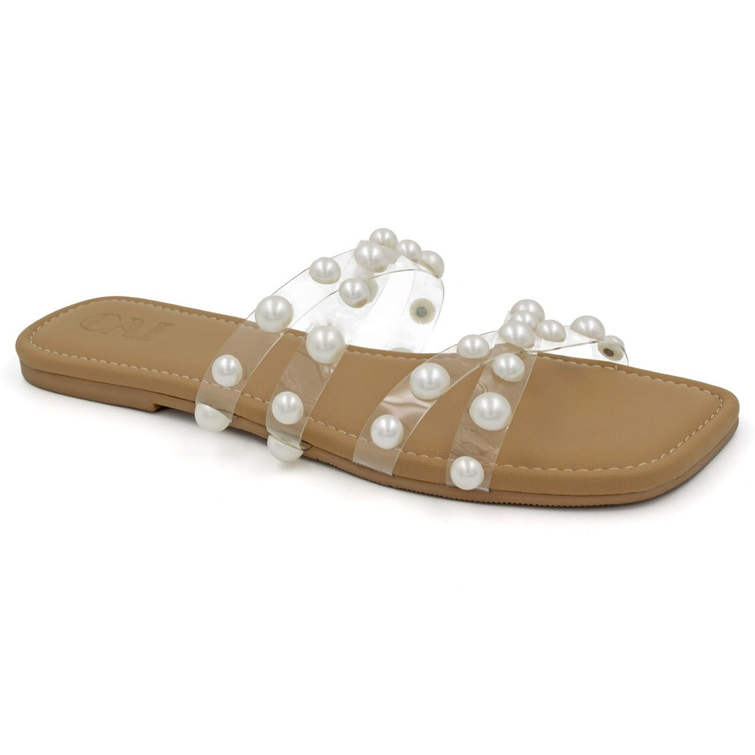 Double crossed pearl flats