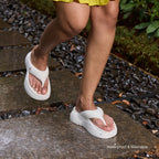 Marshmallow White Thong Slides