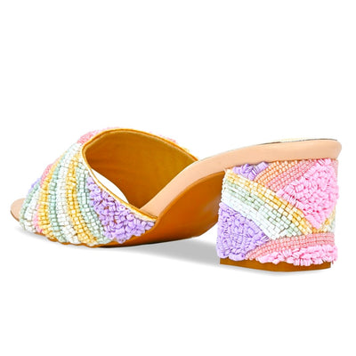 Neo Rainbow Pastel Heels