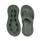Olive Green Thong Slides