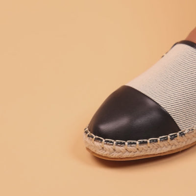 Canvas Black Espadrille