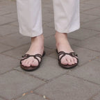 CrossLine Burgundy Flats