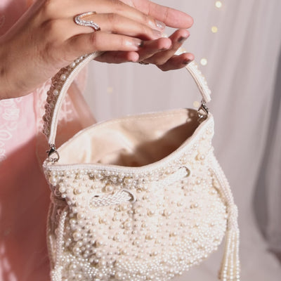 Pearly White Bag