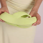 Electric Green Thong Slides