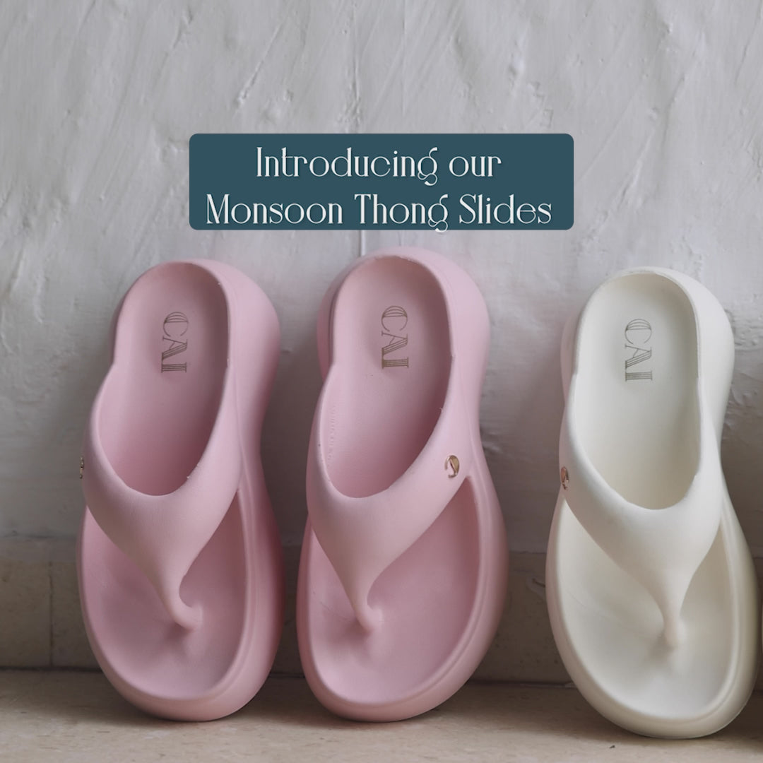 Biscuit Beige Thong Slides